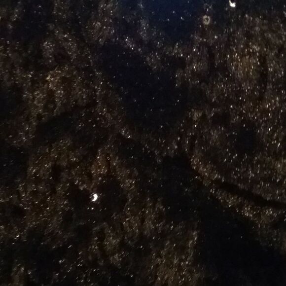 Cejon Scarf Winter Twisted Faux Fur Sequins Muffler Black Bling New OOS - Picture 6 of 6